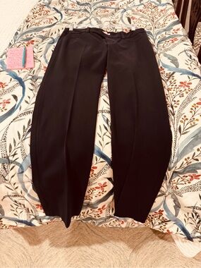 Lilly Pulitzer Black Pants with Pink Trim